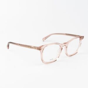 Celine THIN Women Eyeglasses Shiny Rose Demo Square CL50058I 074 BRAND NEW
